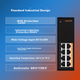 Коммутатор KeepLINK KP-9000 промышленный, 8-портовый - изображение 5