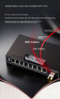 Коммутатор Xike SKS1200-8GPY1XF 2.5G 8 портов+10G, неуправляемый, для NAS - изображение 8