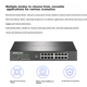 Коммутатор MERCURY 16-портовый гигабитный PoE MSG16CP - изображение 5