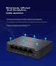 Коммутатор MERCURY MS05CP 5-портовый 100Мбит/с 4×PoE для видеонаблюдения - изображение 10