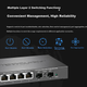 Коммутатор MERCURY 2.5G управляемый, 4×2.5G+2×10G, SE106 Pro - изображение 5