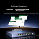 Коммутатор UGREEN 2.5G 8 портов, электро+оптический, VLAN, 15812 - изображение 7