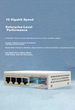 Коммутатор ZTE LUMA006 6 портов 2.5G Ethernet 10G корпоративный для видеонаблюдения - изображение 4