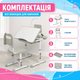 Дитяча парта Bambi M 4428-11 зі стільчиком, LED-лампою та підставкою для книг, регульований письмовий стіл для школяра - зображення 4