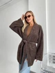 Кардиган ворсистий з ангори, шоколад, 42-46 (One size) (2508BT) - изображение 5
