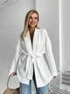 Кардиган ворсистий з ангори, молочний, 42-46 (One size) (2508BT) - изображение 1