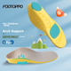 Детские стельки FOOTOPPO для плоскостопия, стельки с поддержкой свода стопы, ортопедические стельки с внутренней поддержкой, поддержка икроножных мышц, спортивные стельки для плоскостопия и гиперпронации. - изображение 4