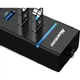Разветвитель USB-концентратора Newmine 3.0, 4-портовый, для ноутбуков, настольных компьютеров и смартфонов, многопортовый удлинительный кабель-конвертер, приблизительно 1 метр. - изображение 2