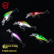Штучна приманка Xionghuo Lure Mini Minnow, 5 штук, 3,9 г повільно тонучої плаваючої приманки Minnow, реалістична прісноводна рибоподібна приманка - зображення 4