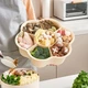 Тарілка для гарніру MAXCOOK, кошик для зливання води, кошик для миття овочів, обертовий гарячий горщик, миска для гарніру, композитна тарілка, пластикова миска, ситечко, кошик для овочів MCWA7871 - изображение 10