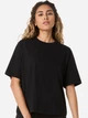 Футболка хлопковая женская ASICS Spiral Embroidery Relaxed Tee 2032D381-001 L Черная (4571633453281) - изображение 4