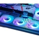 Вентилятор для корпуса JONSBO SL-120WR Iridescent White Edition 12 см (обратная конструкция лопастей/синхронизация с материнской платой ARGB 5 В/4-контактные разъемы PWM (папа и гнезда) для последовательного подключения) - изображение 2