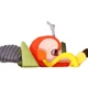 Игрушка-книжка Jollybaby из прочного материала, предназначенная для раннего развития, для детей от 0 до 6 месяцев, с возможностью отрывания ручкой — Джунгли. - изображение 2