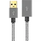 Подовжувач CABLE CREATION CC0516 USB 3.0 з прямим кутом 90 градусів (тато-жіночий) для високошвидкісної передачі даних, подовжувач для принтера, комп'ютера, USB-накопичувача, миші, клавіатури, 0,3 метра - изображение 1