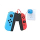 Зарядная рукоятка для контроллеров Joy-Con от Jemdo Switch, позволяет играть во время зарядки, удобна в руке, совместима с моделями Switch NS/OLED как с чехлами, так и без них. - изображение 3