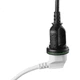 Удлинитель CABLE CREATION DZ157 10A, 3-контактный, 1 метр, новый национальный стандарт, угловая головка, для кондиционера, холодильника, стиральной машины, трехжильный адаптер питания с тремя отверстиями, розетка, вилка, соединительный удлинитель. - изображение 3