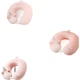 Подушка MINISO Cloud Pig Sweet Dream з піни з ефектом пам'яті U-подібної форми, подушка для сну студента, спинка офісу, подушка для шиї для подорожей, портативна - зображення 3