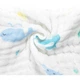 Пеленка для новорожденных 9I9, тонкая, из чистого хлопка, летняя, для новорожденных, марлевая пеленка для родильного отделения, 120*110 см. - изображение 3