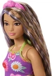 Lalka Mattel Barbie Fashionistas Fioletowy strój w kwiatki JJN57 (194735339990) - obraz 6