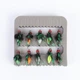 Приманка для мушок Xionghuo Lure Fly Hook No. 18 Micro Toxin Mosquito Bait, набір штучних приманок Baitiao Carp Bionic Artificial Bait Set - зображення 8