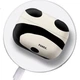 Чехол Yingkaida для Apple AirPods Pro 3 [Panda White] — защитный чехол для беспроводных Bluetooth-наушников, нескользящий, креативный, ударопрочный, прозрачный, мягкий, для хранения. - изображение 1