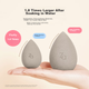 Удосконалений спонж для макіяжу ZA Beauty Blender *1 шт., м'який спонж для макіяжу, що підходить як для вологого, так і для сухого нанесення, а також для пудри. - зображення 5