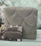 Покрывало плюшевое двухстороннее Clasy Fluffy V2 195х215 см евро антрацит - изображение 3