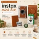 Набор на День рождения с фотокамерой мгновенной печати Fujifilm INSTAX MINI EVO Hybrid Brown + 60 фото + альбом на 108 фото + чехол + подарочная упаковка, коричневый - изображение 7