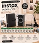 Стартовый набор с фотокамерой мгновенной печати Fujifilm INSTAX MINI EVO Hybrid Black + 120 фото + альбом на 108 фото + чехол + подарочная упаковка, черный - изображение 8