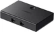 Rozgałęźnik Ugreen KVM switch 1x USB 2.0 - 2x USB Type B splitter for two computers Black (30345_1) - obraz 1