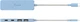 Hub USB J5create JCH342E USB-C 10Gbps to 2 x USB-A/2 x USB-C Cyan (JCH342EC-N) - obraz 2