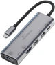 Hub USB MediaRange USB Type-C 5-in-1 Multiport Hub Silver (MRCS511) - obraz 1