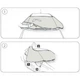 Накидка на лобовое стекло от замерзания kegel 110х147-162см xl + зеркала + передние окна - изображение 3
