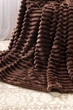 Плед шарпей королевский Home Textiles Brown 200*230 см покрывало на кровать диван коричневое - изображение 2