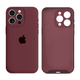 Чехол силиконовый Silicone Case Full Size с микрофиброй для iPhone 16 Pro Max защита от повреждений 73.Plum MC-11592 - изображение 1