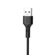 Кабель USB XO NB230 Rock Series 3in1 с быстрой зарядкой для Micro-USB Type-C Lightning черный - изображение 5