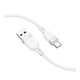 Кабель USB Hoco X109 силіконовий Type-C 3A для швидкого заряджання та передавання даних 1 м чорний - зображення 2