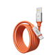 Кабель USB YOKI ULTRA YK-UL61 Type-C 3A 1.2m с защитой от изломов и высокой эластичностью черный - изображение 5
