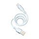 Кабель USB YOKI SILICONE YK-SI50 Type-C 3A 1.2m прочный с защитой от изломов для быстрой зарядки серый - изображение 2