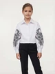 Вишиванка дитяча на дівчинку Karamelka Kids 134р Білий (1879) - изображение 1