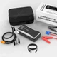 Пускозарядное устройство S3 10400 мАч Автомобильный Jump Starter 12В с компрессором цифровым дисплеем и LED SOS фонарем для бензиновых и дизельных двигателей многофункциональный портативный аккумуляторный блок для быстрого запуска авто и подкачки шин - изображение 5