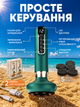 Масажер вакуумний антицелюлітний для тіла попи рук живота ніг з інфрачервоним підігрівом LPG Cupping Massager 12 режимів + 10 режимів вакуума лімфодренажний ефект гуаша та баночного масажу Зелений - зображення 4