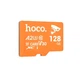 Карта памяти Hoco microSD 128 ГБ Class 10 для камер видеонаблюдения Оранжевая - изображение 1