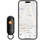 Брелок Hoco E99 Flash 150 mAh Find My для iOS з функцією Anti-Lost, ліхтариком, сигналізацією для речей Чорний - изображение 6