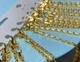 Стильная декоративная цепочка на шею под золото плетение Кордовое 43,5 см 3мм 1 шт - изображение 7
