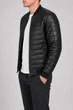 Куртка мужская однотонная экокожа черный 243R716-5 XL - изображение 3