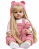 Реалистичная кукла Реборн 55 см полностью виниловая Doll Reborn Baby К0100302 - изображение 1