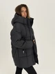 Зимний пуфер -пуховик женский черный 26205/2XL - изображение 6