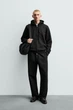 Щільні джогери Zara класичного крою чорний 4393/401/800 L - изображение 1