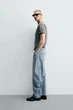 Джинси Zara Relaxed Barrel Fit блакитний 0840/590/406 32 - изображение 5